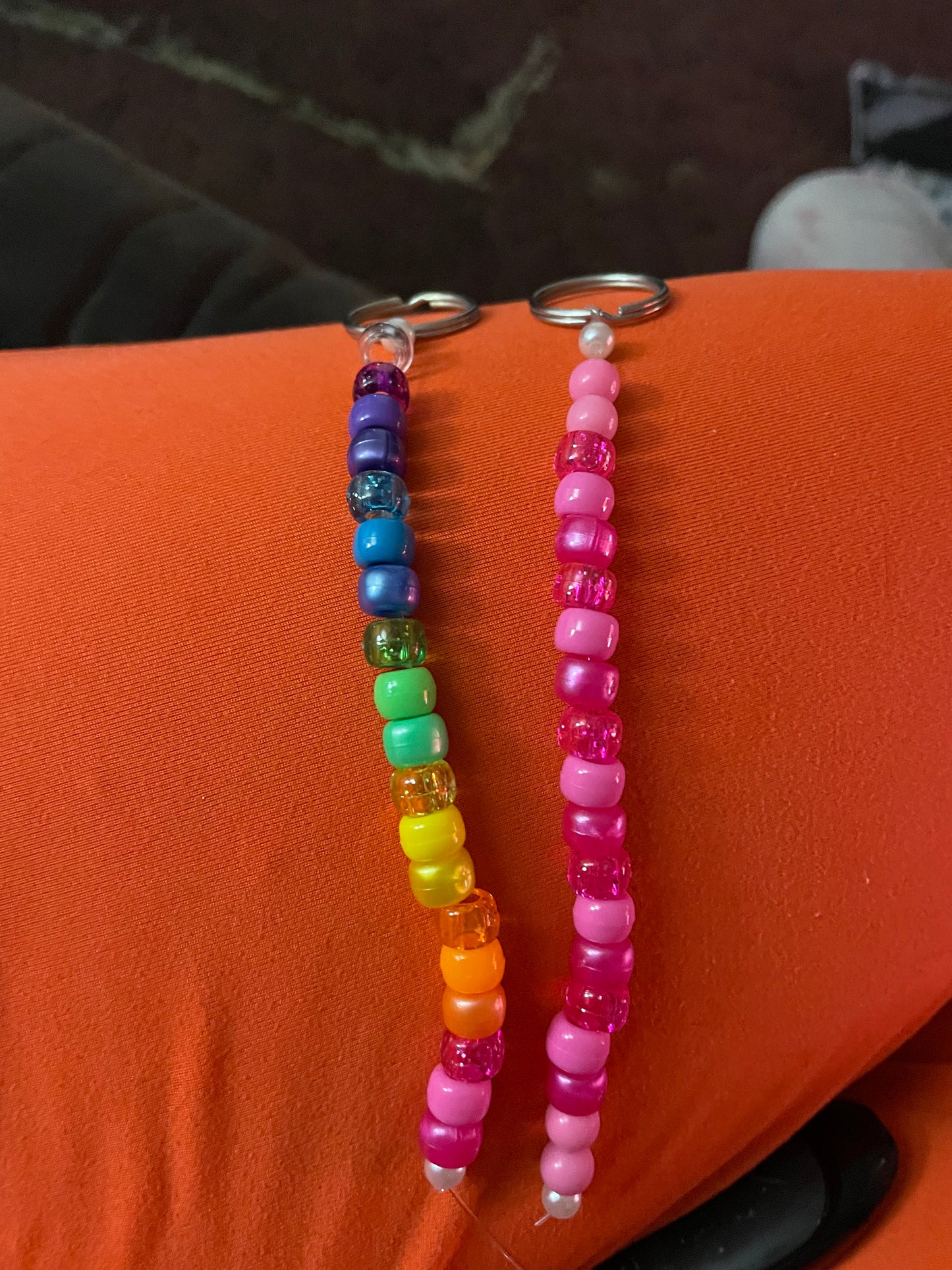 Breast cancer key chains