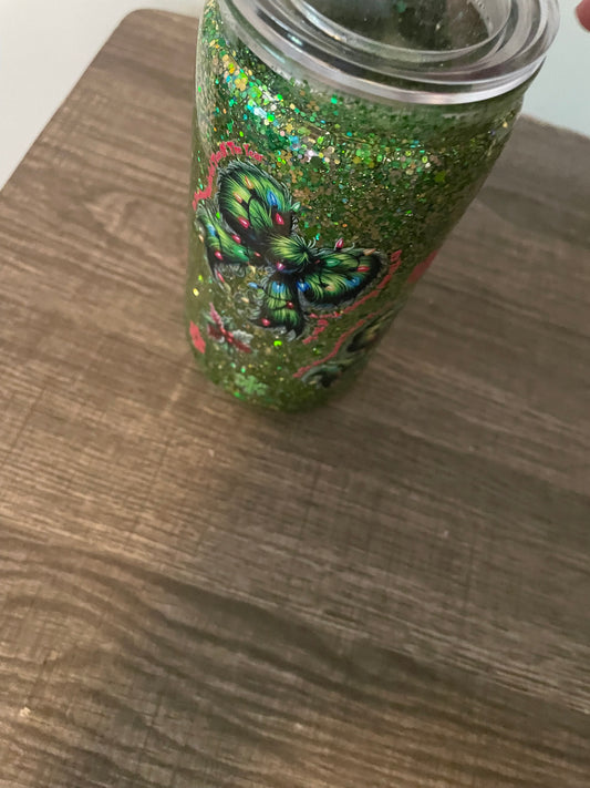 Christmas bow cup 160z