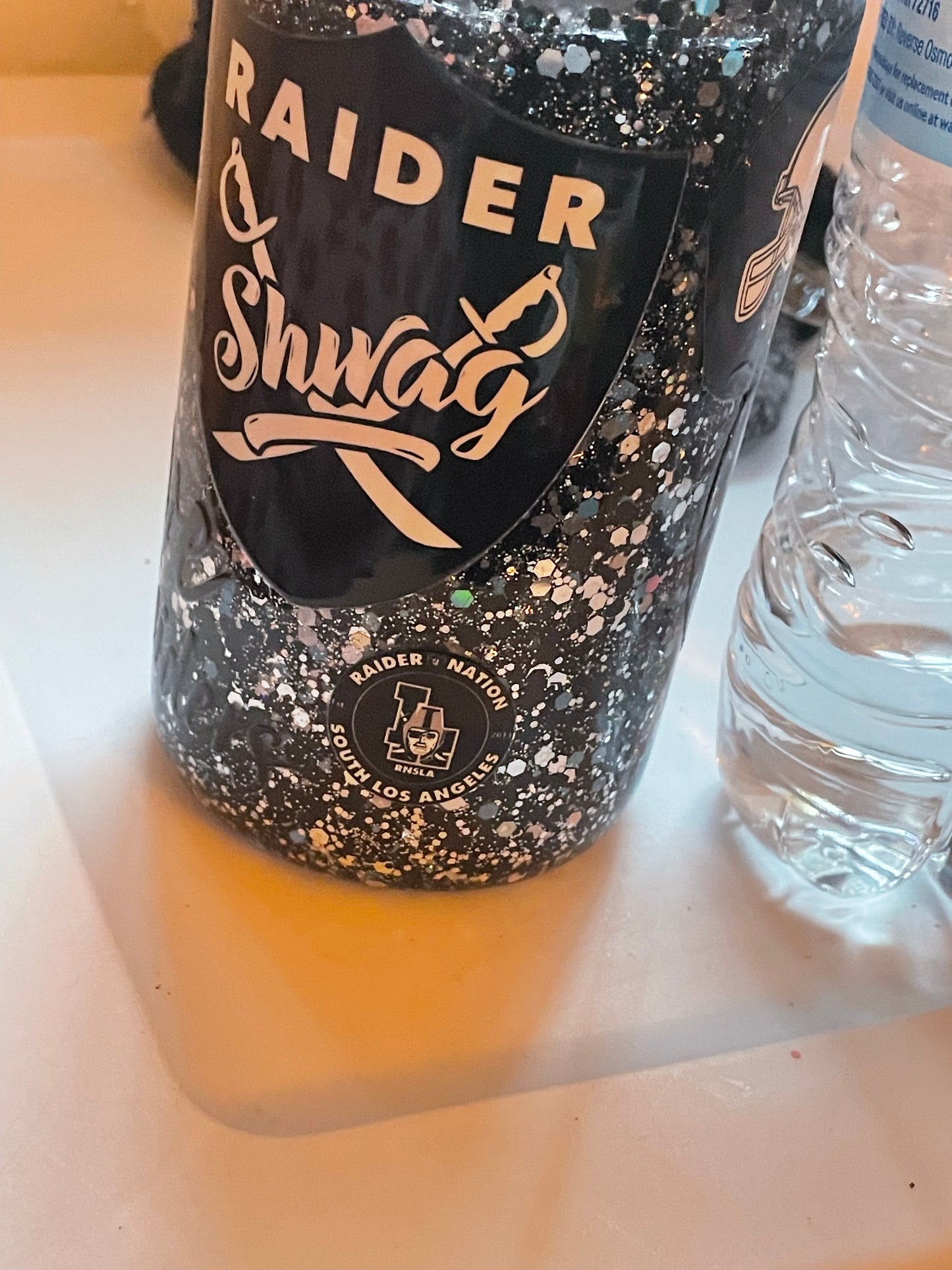 Raiders football 16oz cup