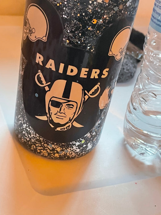 Raiders football 16oz cup