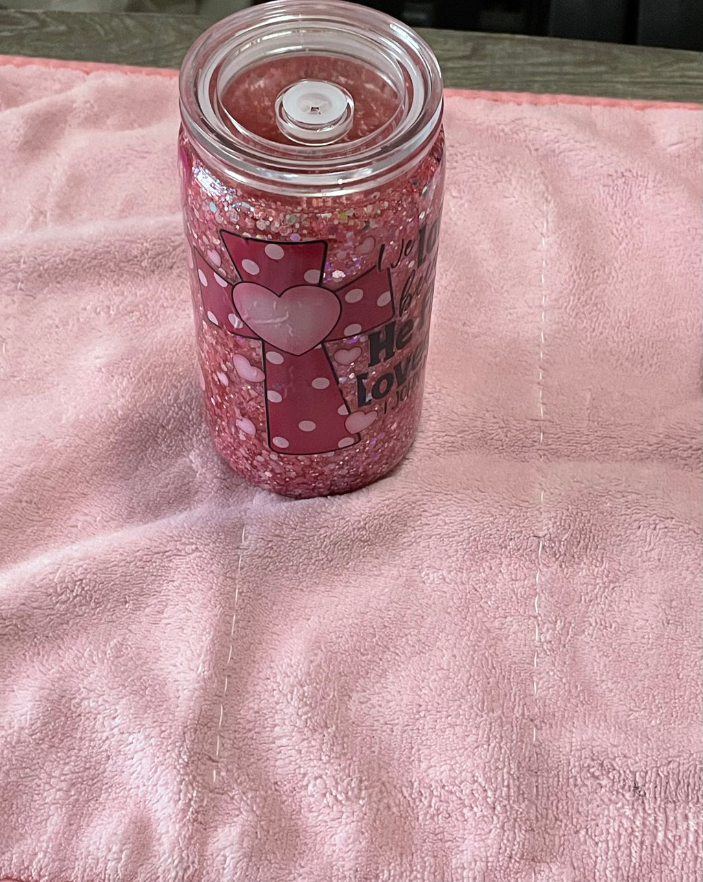 16oz acrylic cup John 4:19