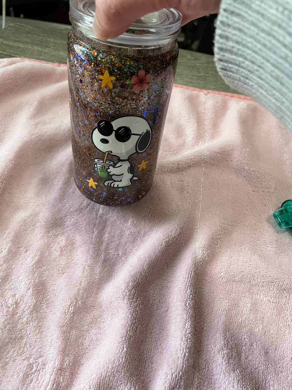 16oz acrylic Snoopy cup