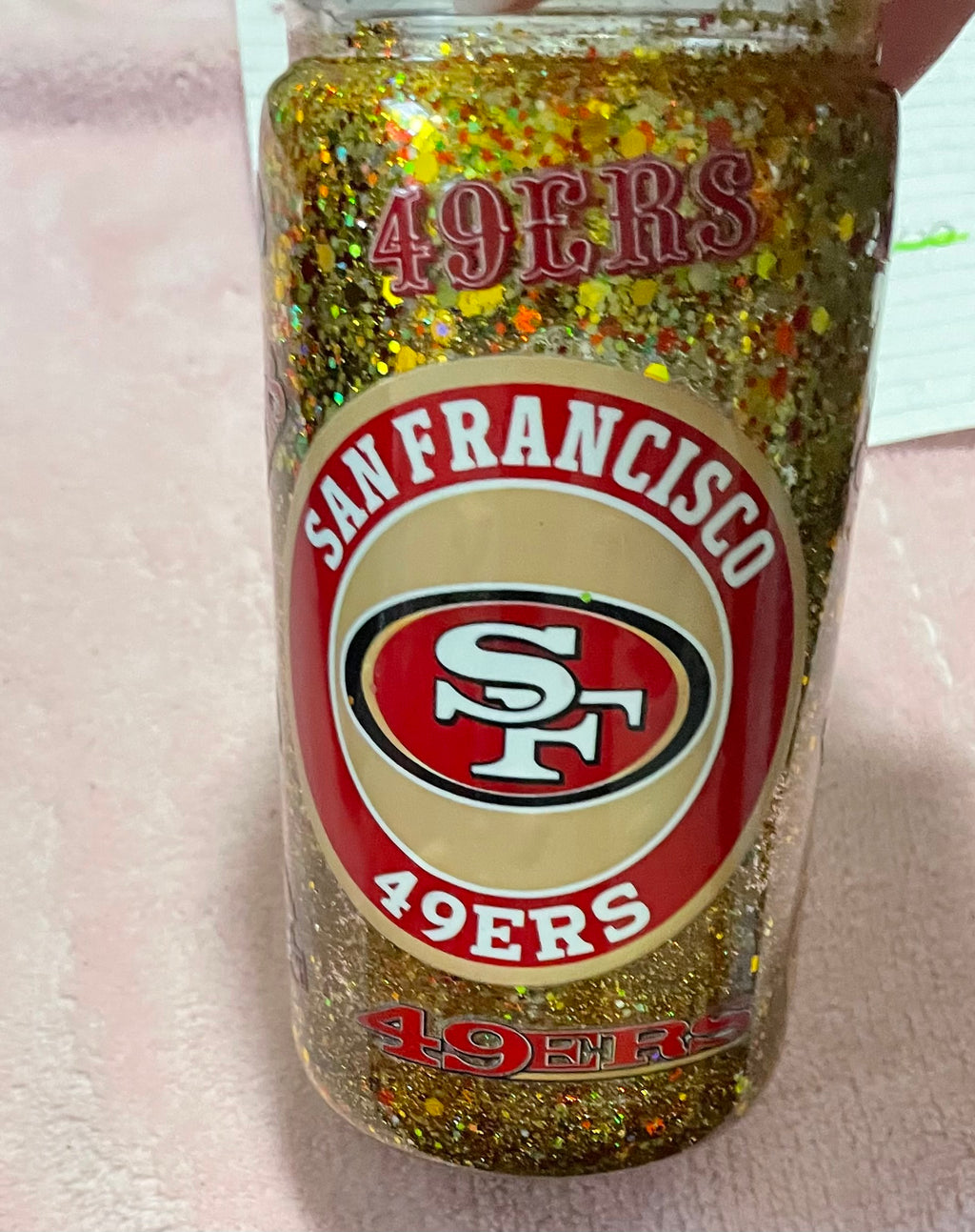 16oz 49ers cup acrylic