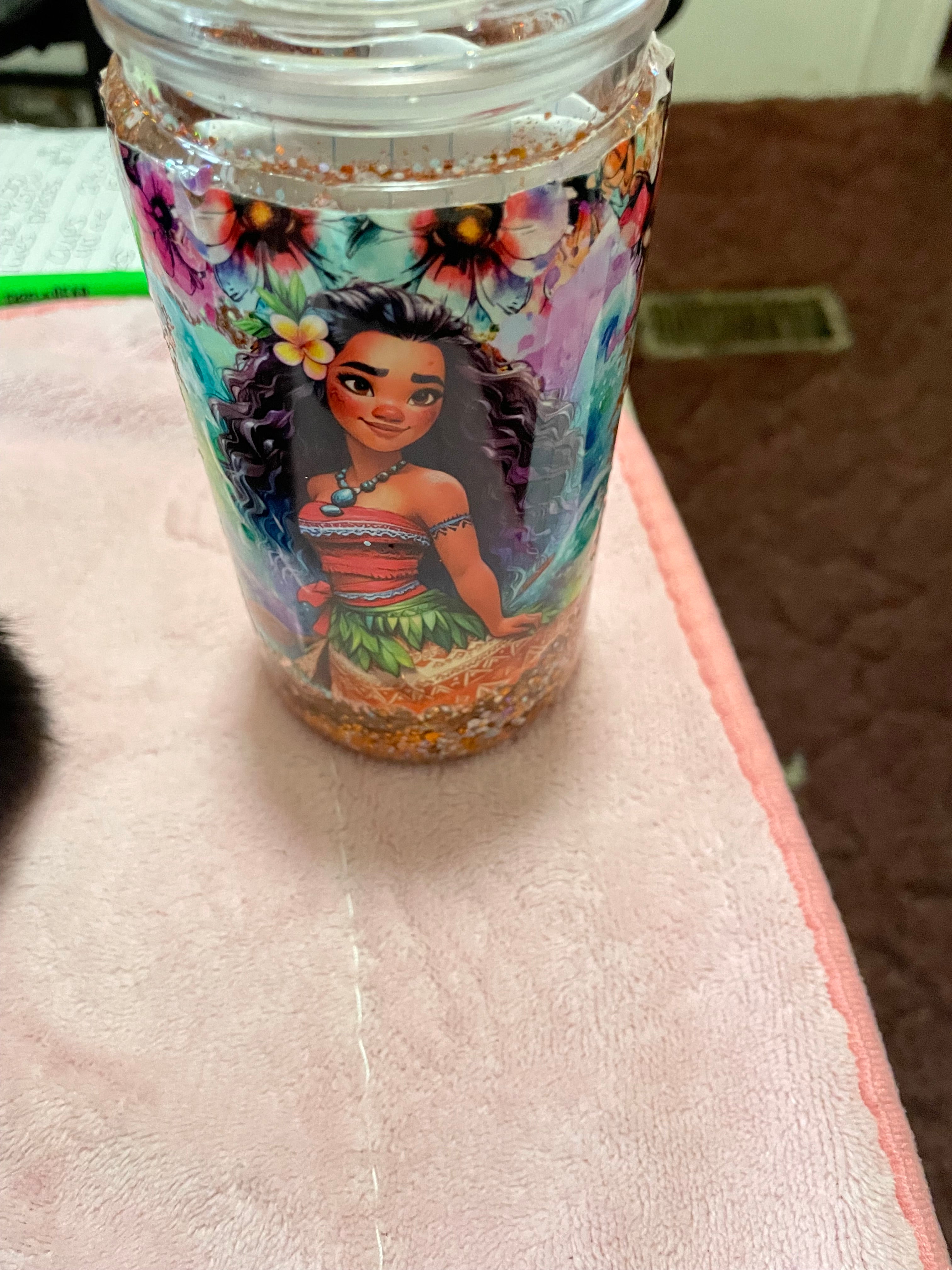 16oz acrylic Moana cup