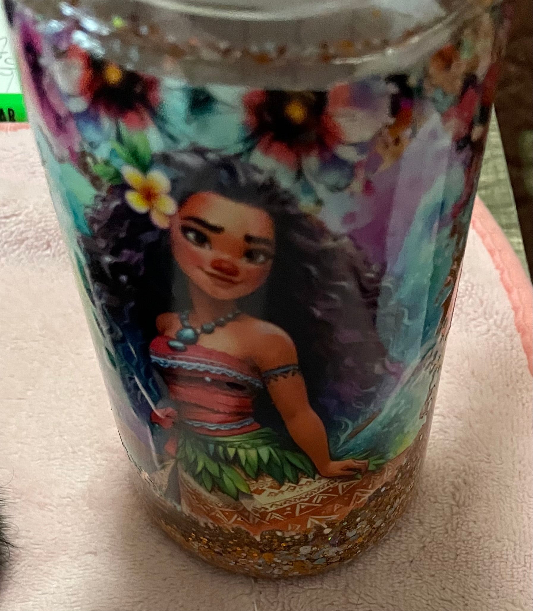 16oz acrylic Moana cup