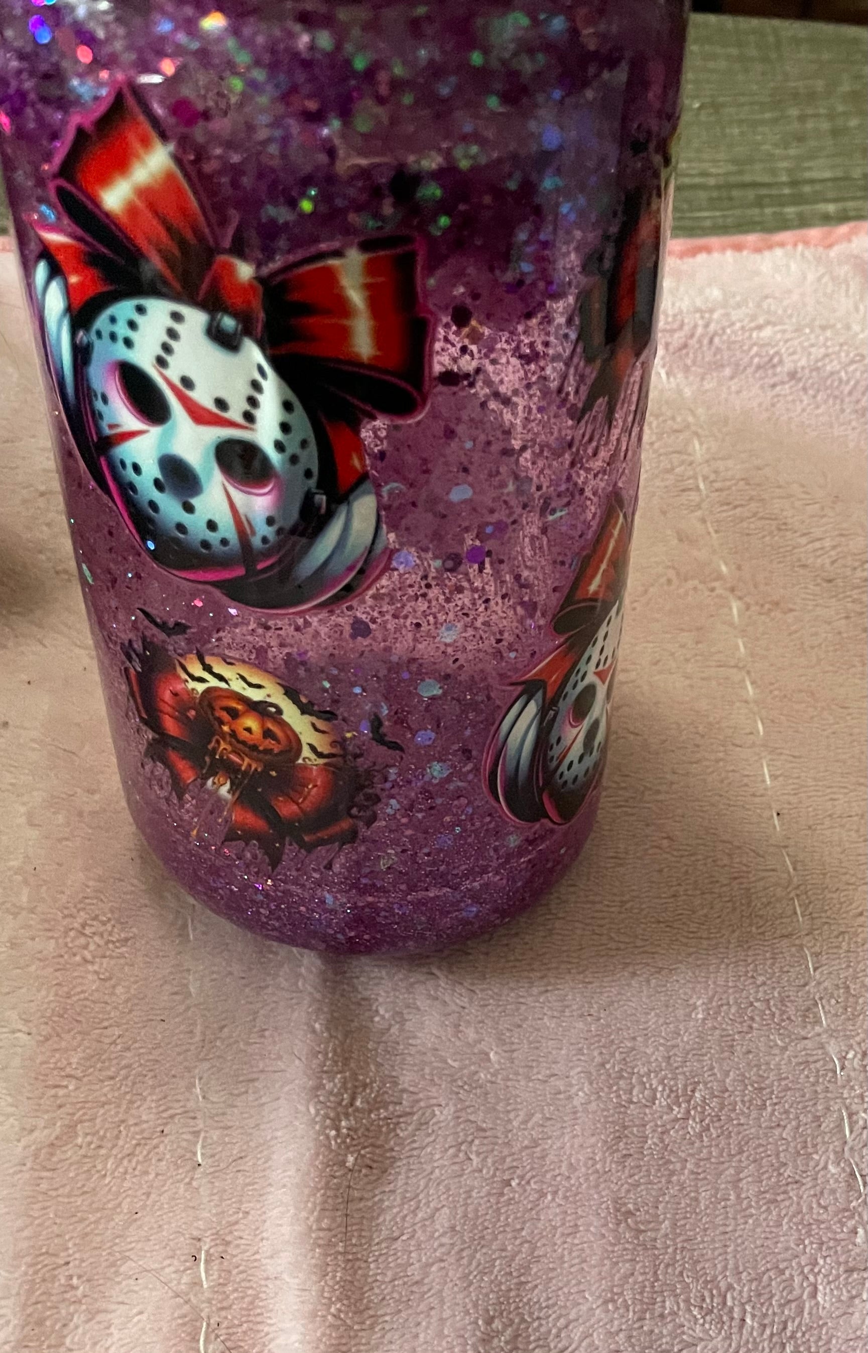 16oz acrylic cup spooky