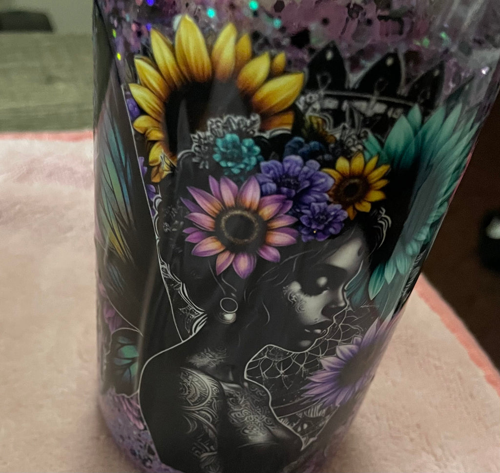 16oz acrylic cup fairy dust