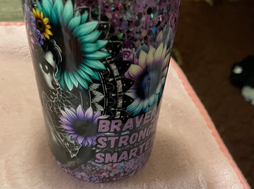 16oz acrylic cup fairy dust