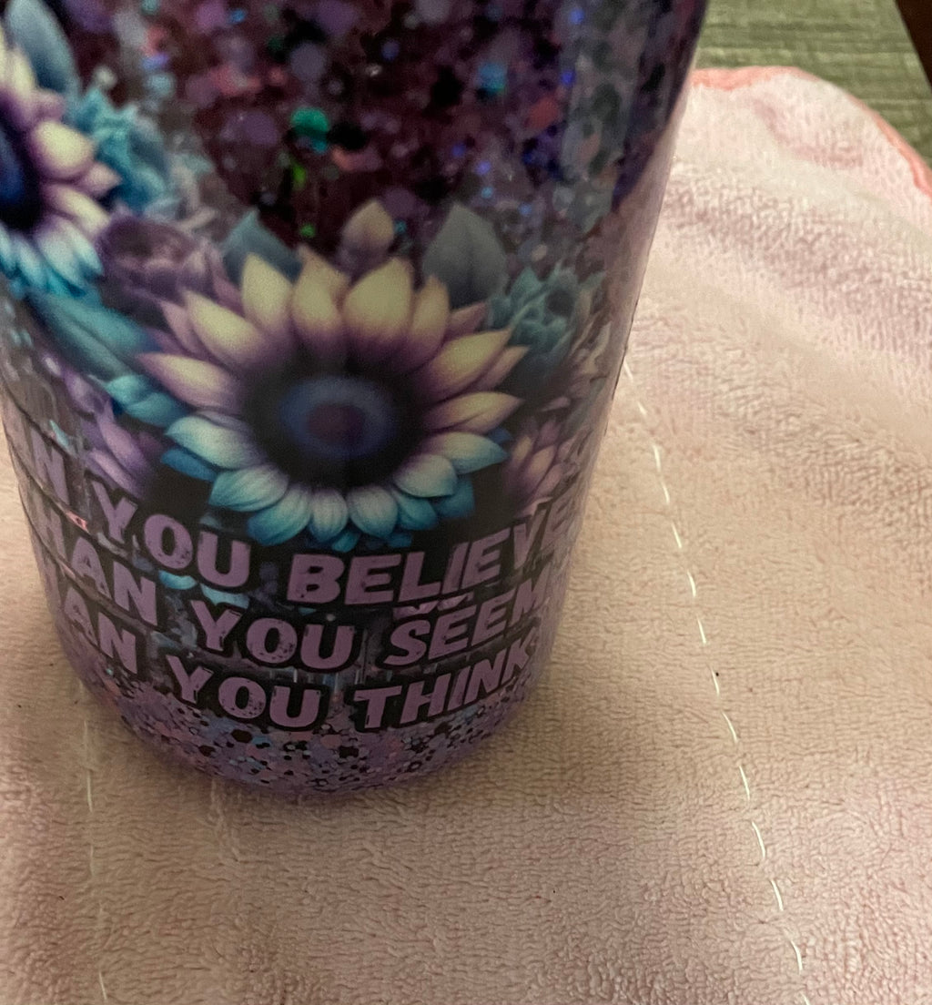 16oz acrylic cup fairy dust