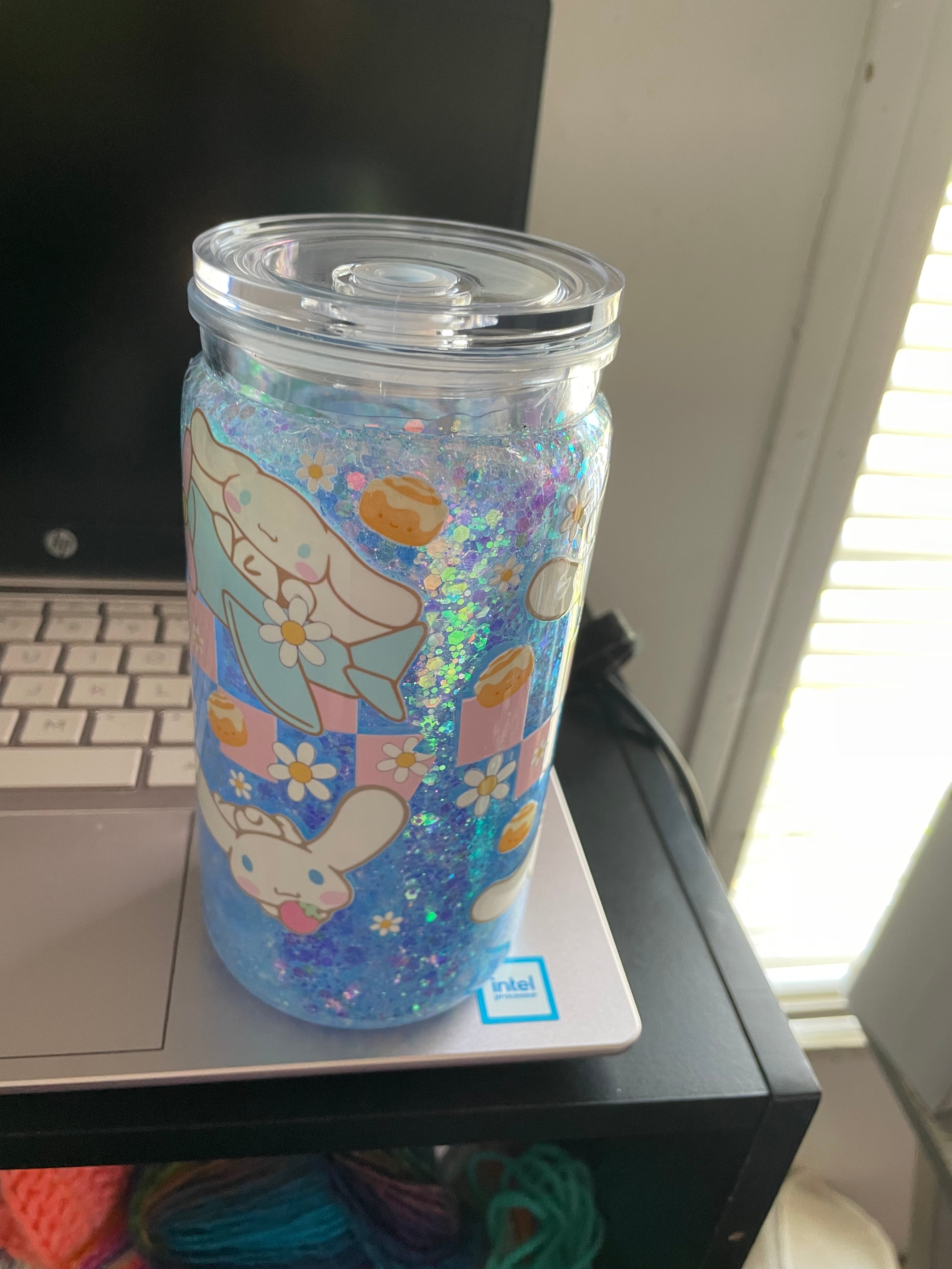 16oz cinnamon roll acrylic cup