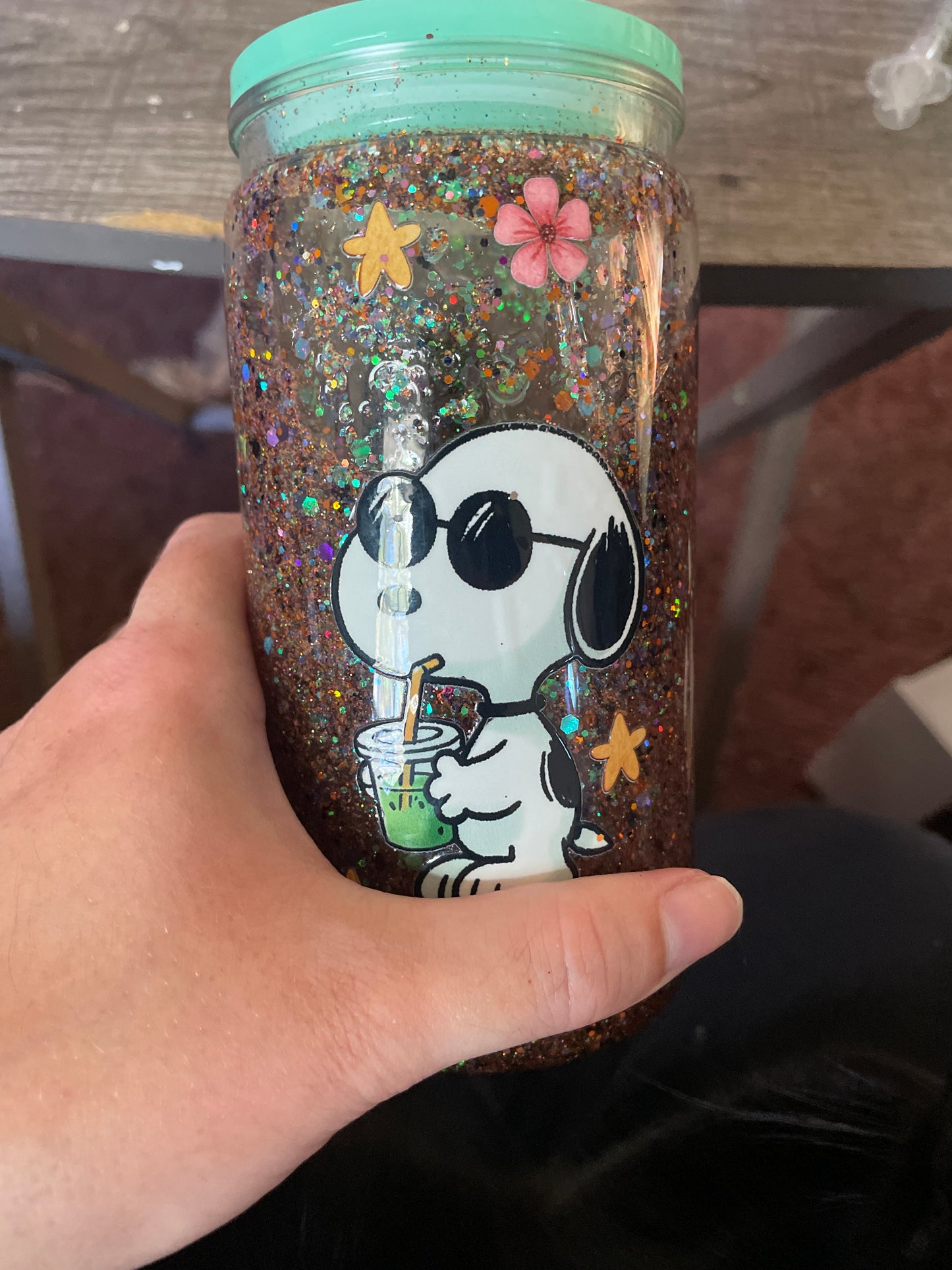 16oz snoopy cup