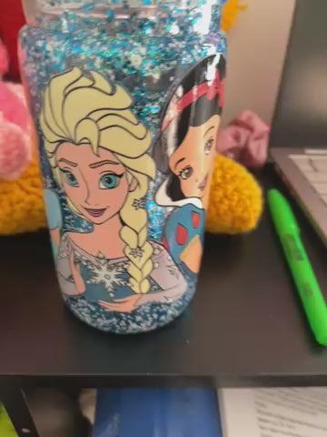16oz Disney princesses acrylic cup
