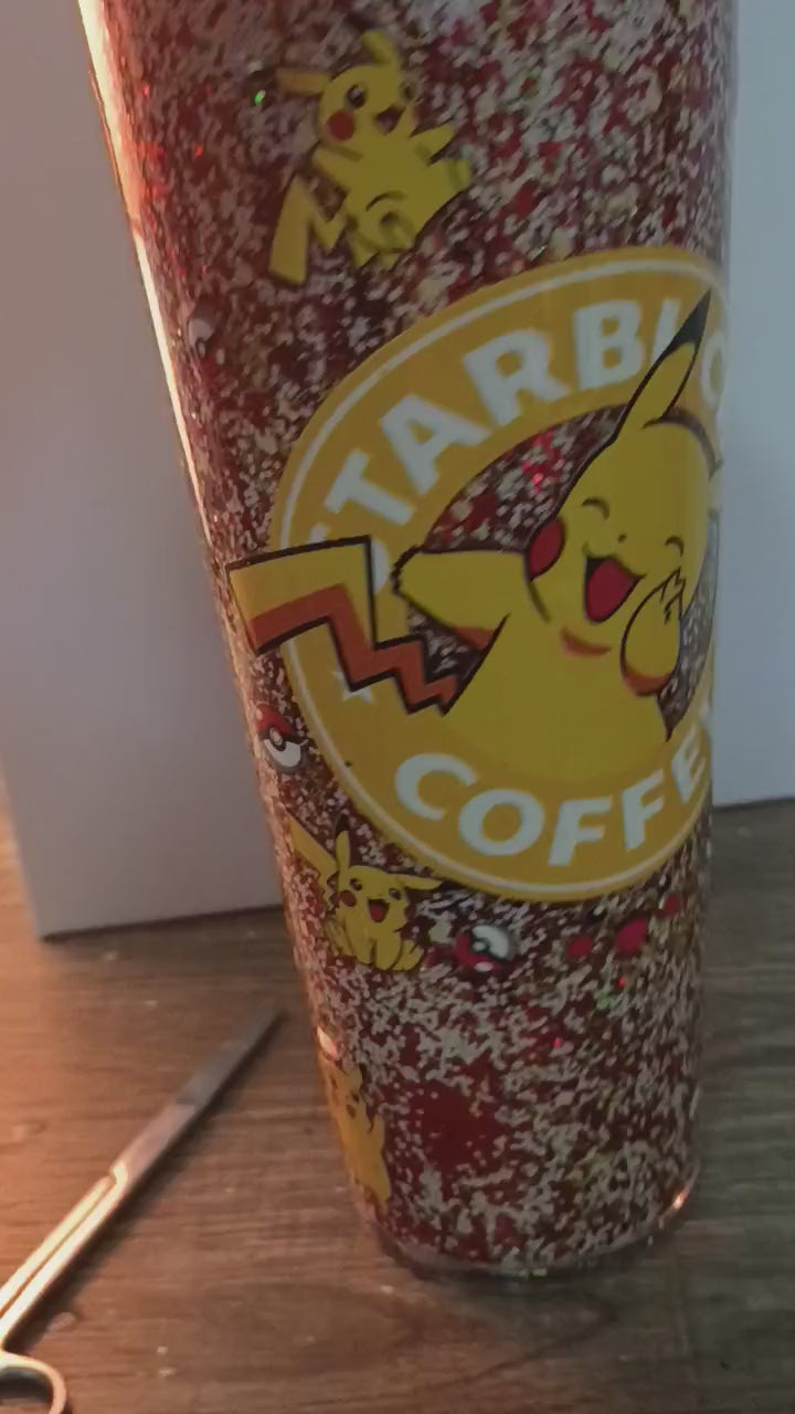 Pikachu (Pokémon) 24oz acrylic tumble